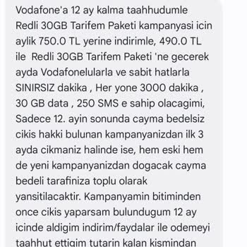 Vodafone Onayı Olmayan Paket Yüklemesi Sorunu