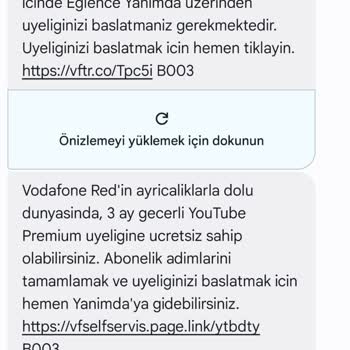 Vodafone Onayı Olmayan Paket Yüklemesi Sorunu