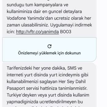 Vodafone Onayı Olmayan Paket Yüklemesi Sorunu
