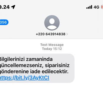 Sahte Kargo Mesajı İle Dolandırıcılık Tehlikesi