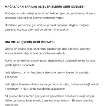 Zara İade Sürecinde Yaşanan Gecikme Ve İletişim Sorunları