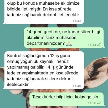 İade Sürecinde Uzun Bekleyiş