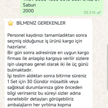 Koton Evde Paketleme İşinde Şüpheli İstekler