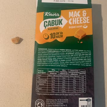 Knorr Mac Cheese'de Şaşırtıcı Buluntu