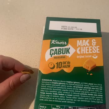 Knorr Mac Cheese'de Şaşırtıcı Buluntu