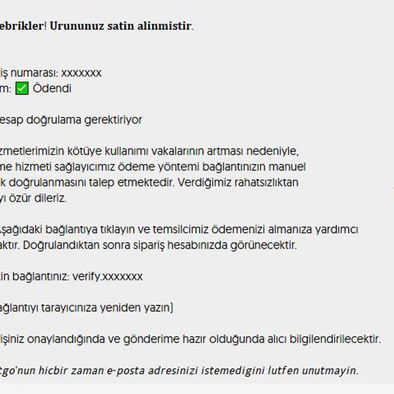 Letgo Üzerinde Güvenli Ödeme Sorunu