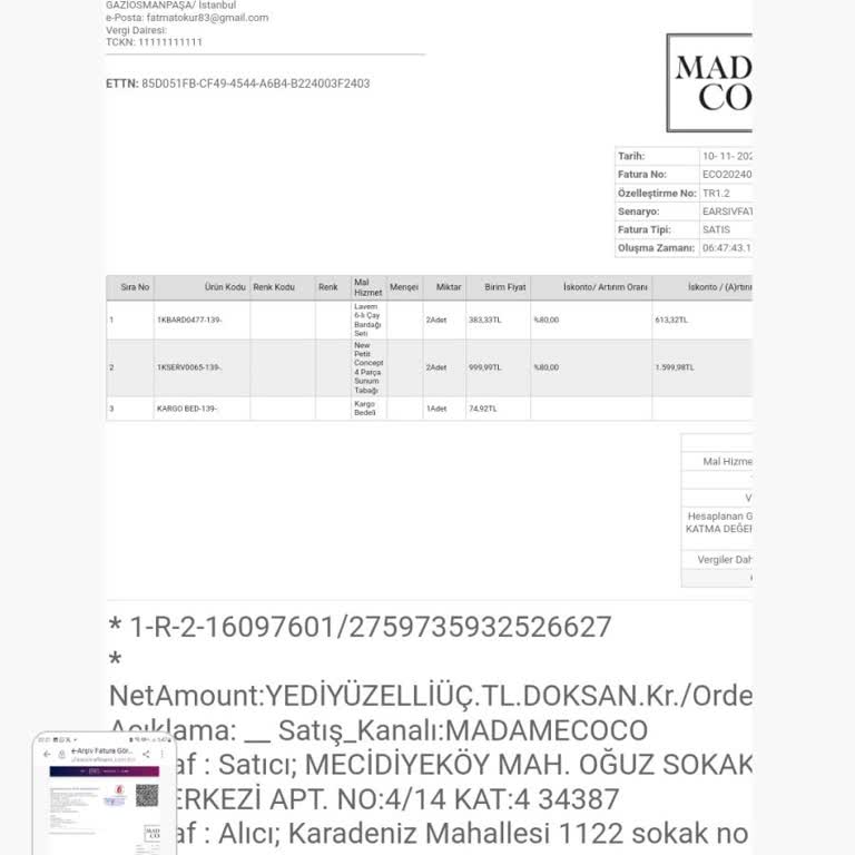 Kırık Ürün Ve Giriş Sorunu