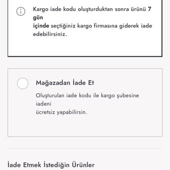 Yanlış Beden Ve İade Sorunu