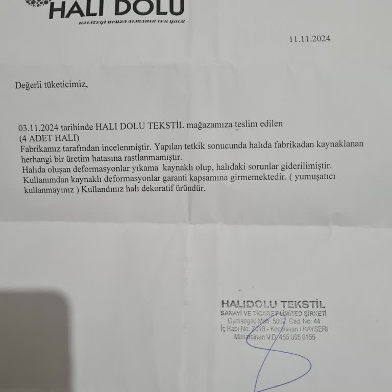 Halı Boya Kusması Ve Çözüm Eksikliği