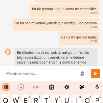 Yoğunluk Bahane Edilerek İptal Edilen Sipariş