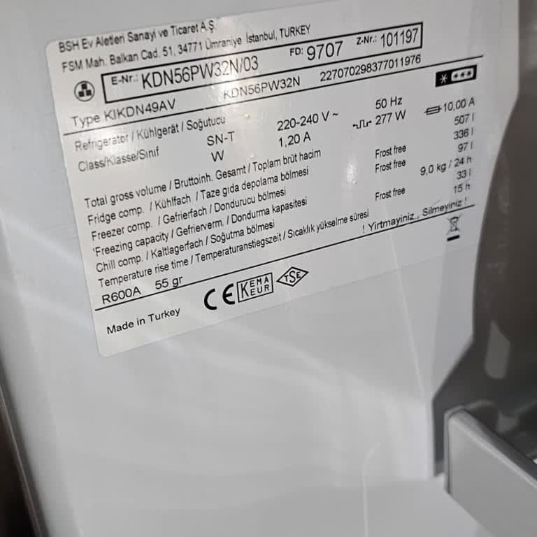 Bosch Buzdolabında Kronik LED Işık Sönmesi Sorunu