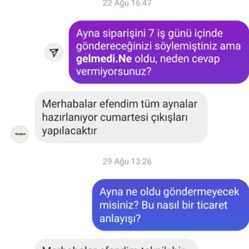 Dört Ay Boyunca Teslim Edilmeyen Sipariş Ve Kaba Davranış
