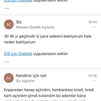 Bitexen'de Kimlik Doğrulama Sorunu Ve Para İadesi Mağduriyeti