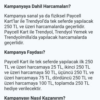 Paycell Trendyol Nakit İade Kampanyasında Yanlışlık