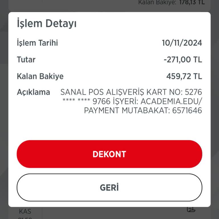 Yanlış Ücretlendirme Ve İade Talebi