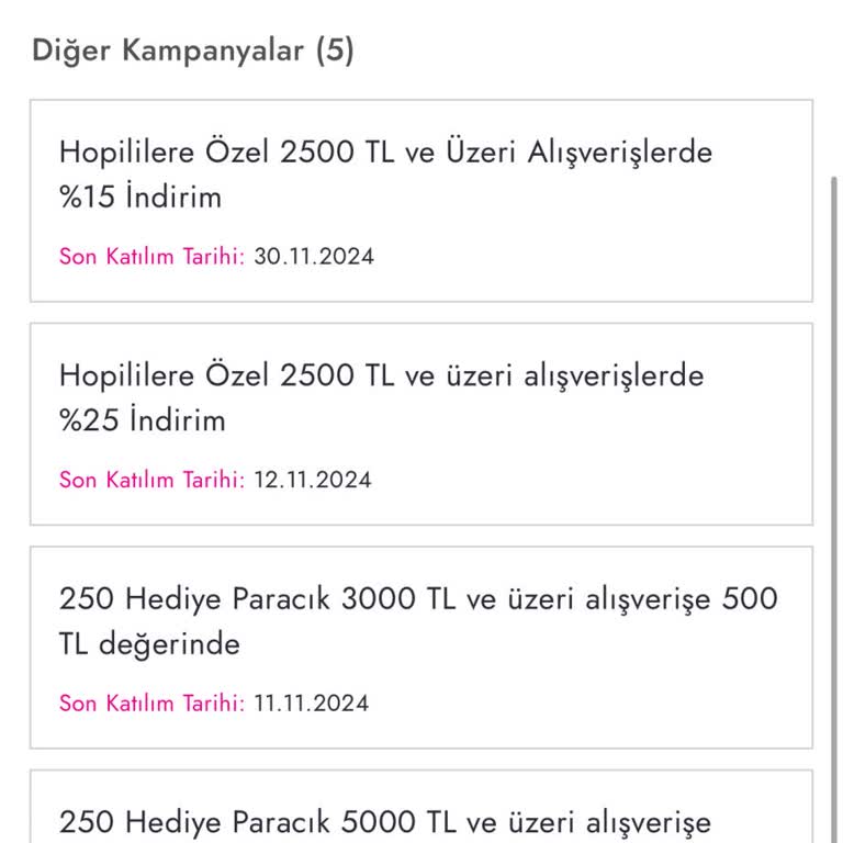 Hopi Kampanyalarını Kullanamama Sorunu
