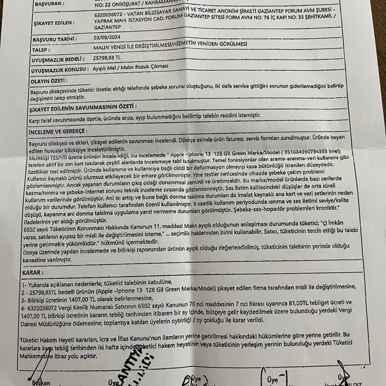 Bozuk Apple 13 Telefon İçin Adalet Arayışı