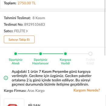 Aras Kargo'da Kayıp Kargo Ve İletişim Sorunları