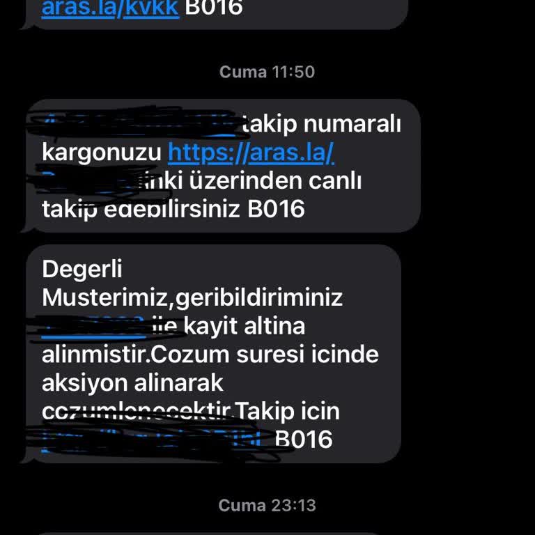 Kayıp Kargo Ve İlgisiz Müşteri Hizmetleri