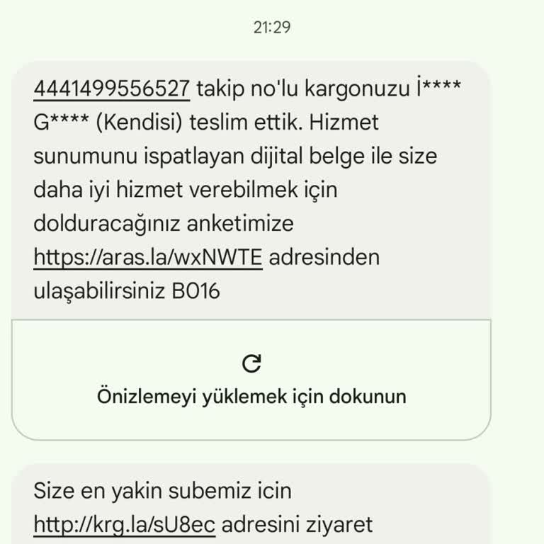 Teslim Edilmeyen Kargo Ve Ulaşılamayan Müşteri Hizmetleri