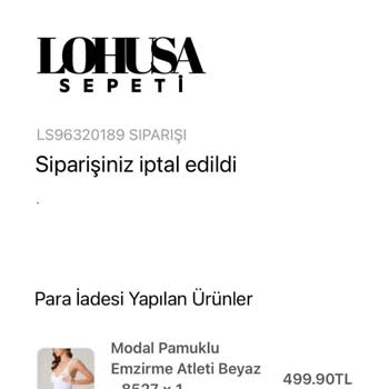 Lohusa Sepeti'nde İade Sorunu Ve İletişim Eksikliği