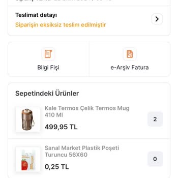 Migros'tan Aldığım Termoslarda Tıpa Problemi
