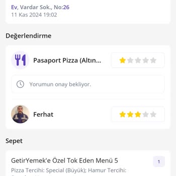 Geç Gelen Ve Soğuk Pizza Deneyimi
