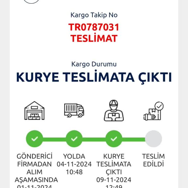 Teslim Edilmeyen Kargo Ve İletişim Sorunu