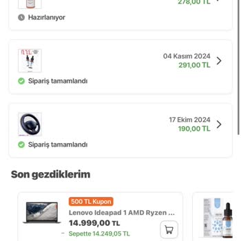 Kampanya Fırsatını Kaçırdım: Sipariş Görünmüyor!