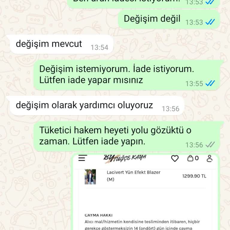Yasal İade Hakkı İhlali Ve Müşteri Mağduriyeti