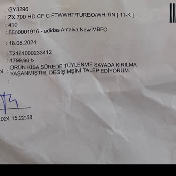 Adidas Ayakkabılarda Hızlı Deformasyon Ve Yetersiz Müşteri Hizmeti