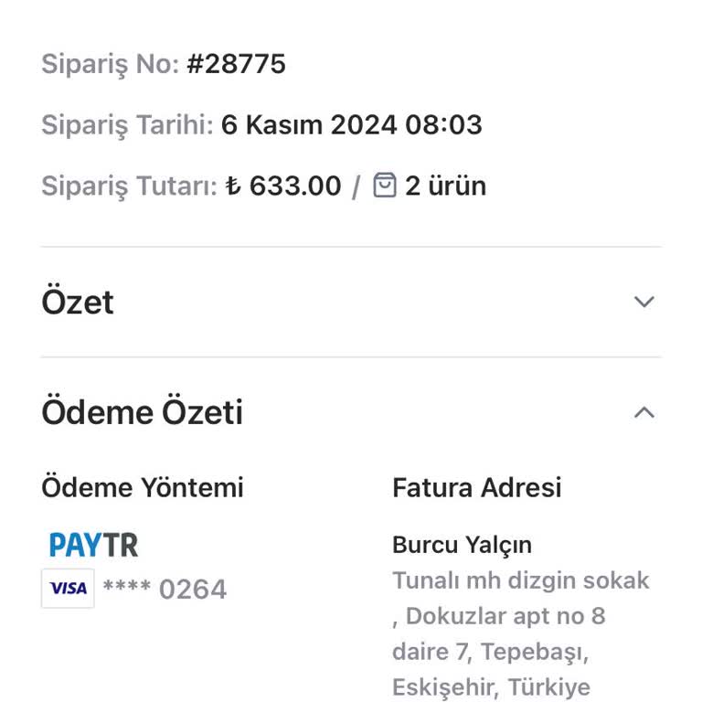 Sipariş Sonrası İletişim Sorunu Ve Ürün Teslim Edilmeme Şikayeti