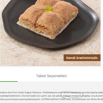 Özdilek Tatlılarında Margarinden Kaçış Yok!
