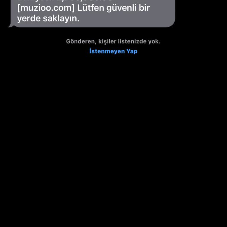 Bilinmeyen Hesap Mesajı Ve Gizlilik İhlali Endişesi