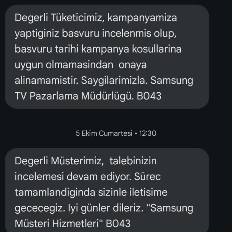 Samsung Ve Vatan Bilgisayar Hediye Kampanyası Hayal Kırıklığı