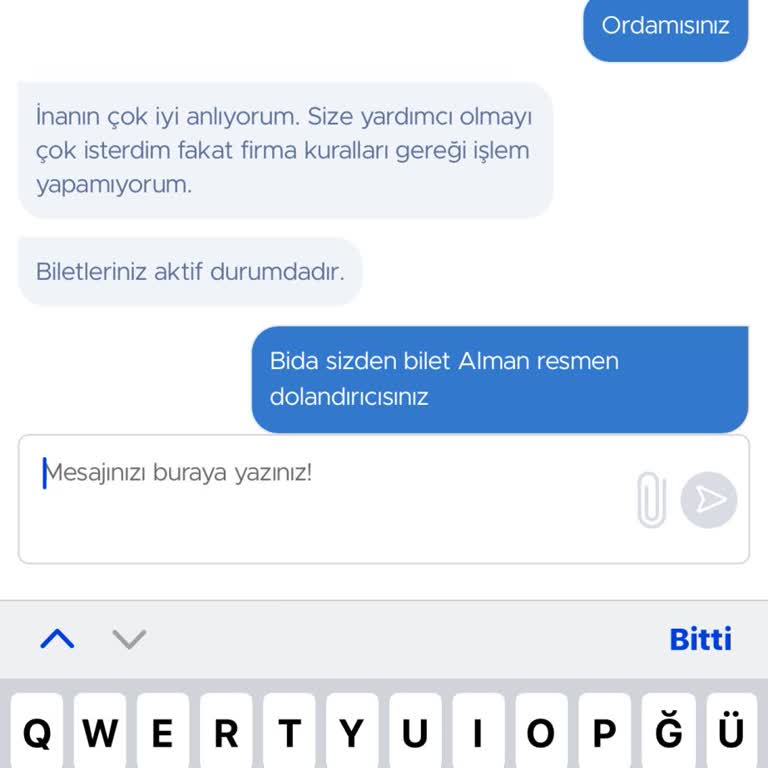 Yanlış Tarihli Bilet İptali Sorunu