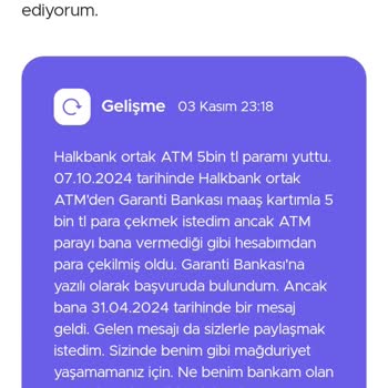 Ortak ATM Mağduriyeti: 5 Bin TL Buhar Oldu!