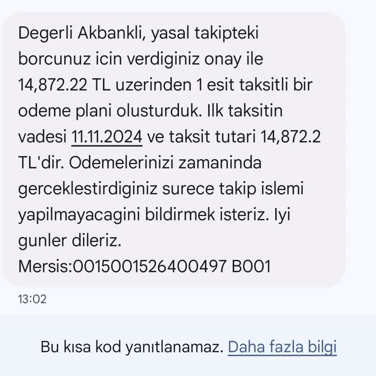 Akbank Kredi Kartı Borcu Şikayeti