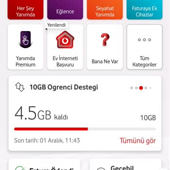 Vodafone Hediye İnternet Paketim Neden Kullanılmıyor?