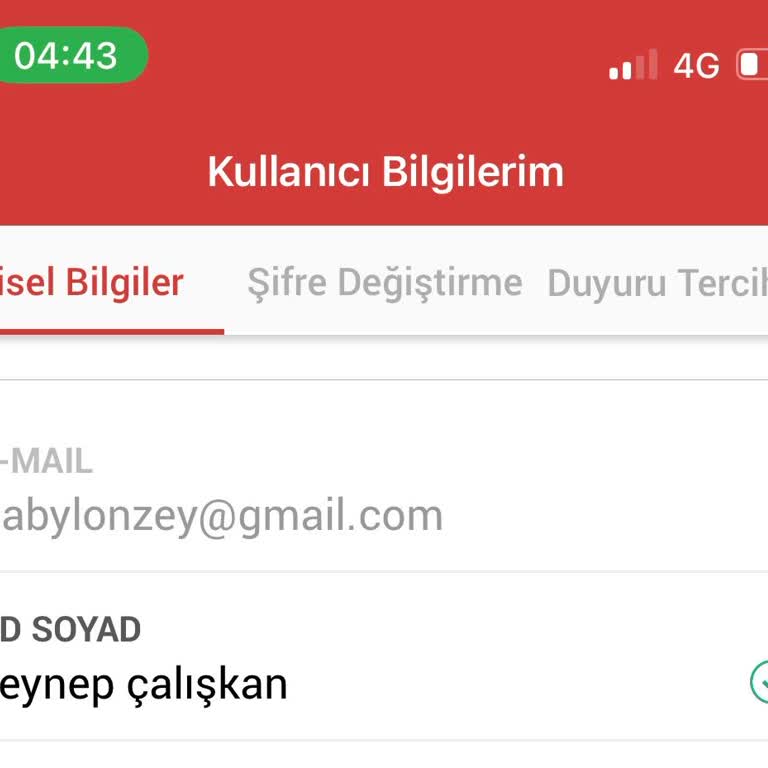 Mail Adresi Değiştirilemiyor Sorunu