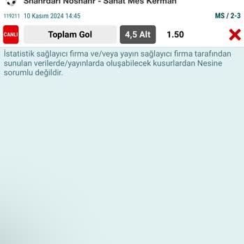 Nesine.com'da Yanlış Skor Güncellemesi Mağduriyeti