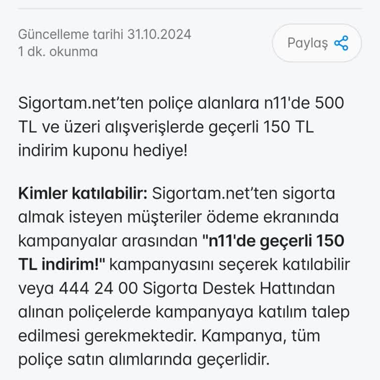 Geçersiz İndirim Kodu Ve Çözüm Bulamayan Destek