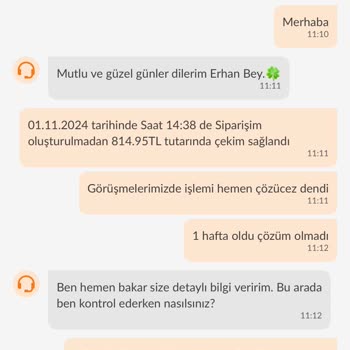 Trendyol'da Ödeme Alındı, Sipariş Oluşturulmadı