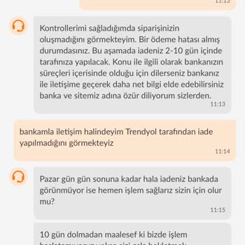 Trendyol'da Ödeme Alındı, Sipariş Oluşturulmadı
