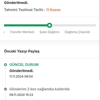 Aras Kargo Antalya Dokuma Şubesi'nin Sürekli Teslimat Sorunları