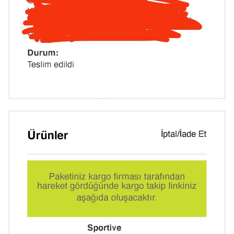 İade Talebine Yanıt Alamıyorum!