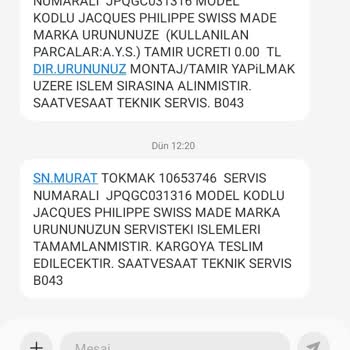 Saat & Saat Şubesinde Tamir Faciası: Sağlam Saatime Hasar Verdiler