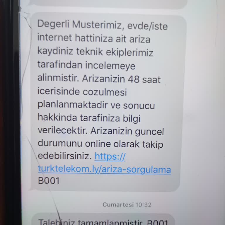 Türk Telekom'un Arıza Giderme Konusundaki Yetersizliği