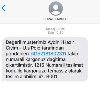 Sürat Kargo Teslimat Sorunu: Ürün Kapıya Bırakıldı