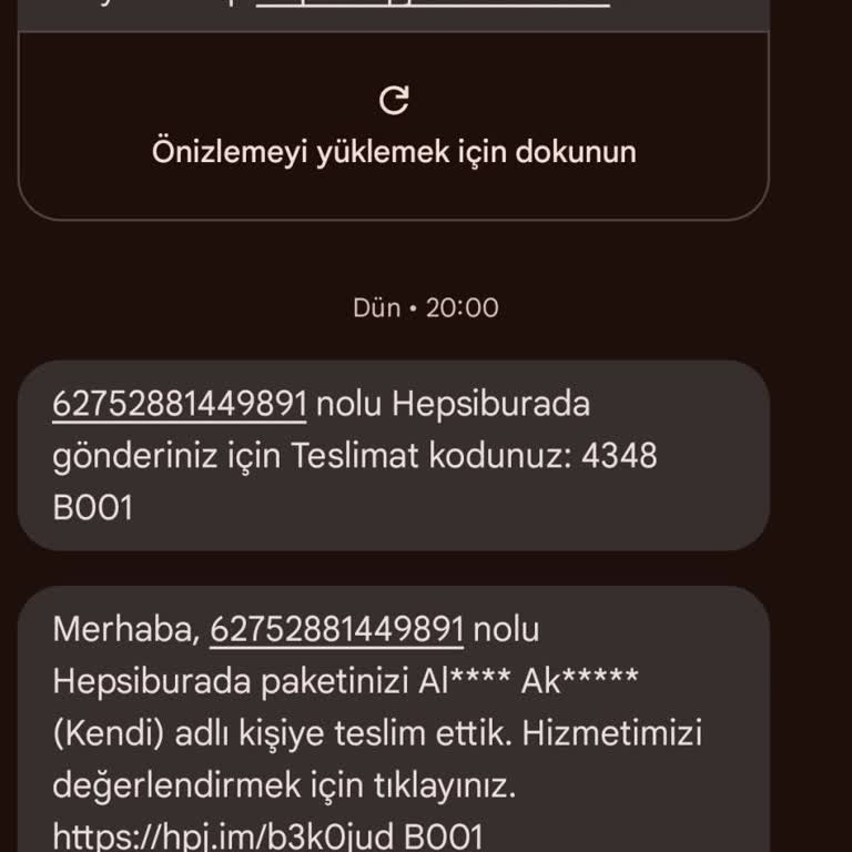 Yanlış Teslimat Kodu Verilmesi Mağduriyet Yarattı